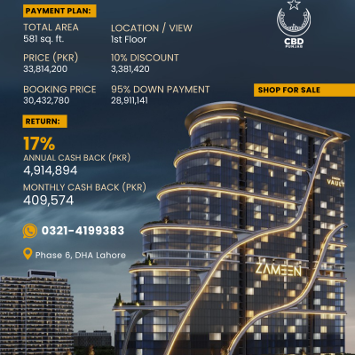 Fully Equipped Shop for Sale in Zameen Vault