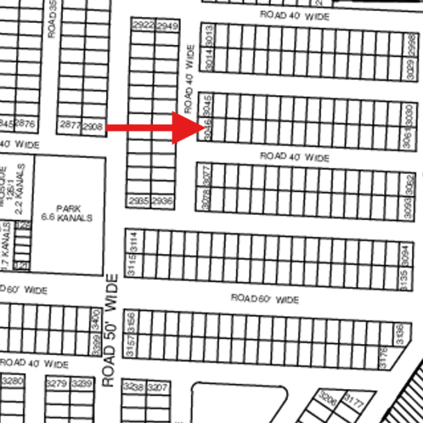 Corner Plot Is Available For Sale In DHA Lahore Plot No R-3046-1