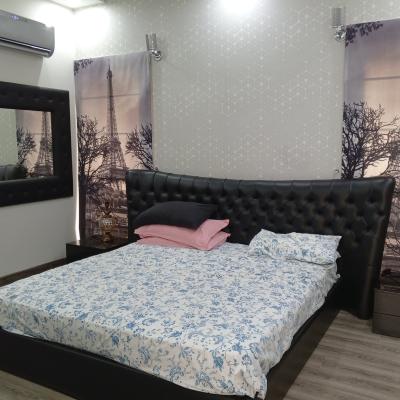 For Rent 1 Bed Room Fully Furnished in DHA Phase 5 Lahore only Female