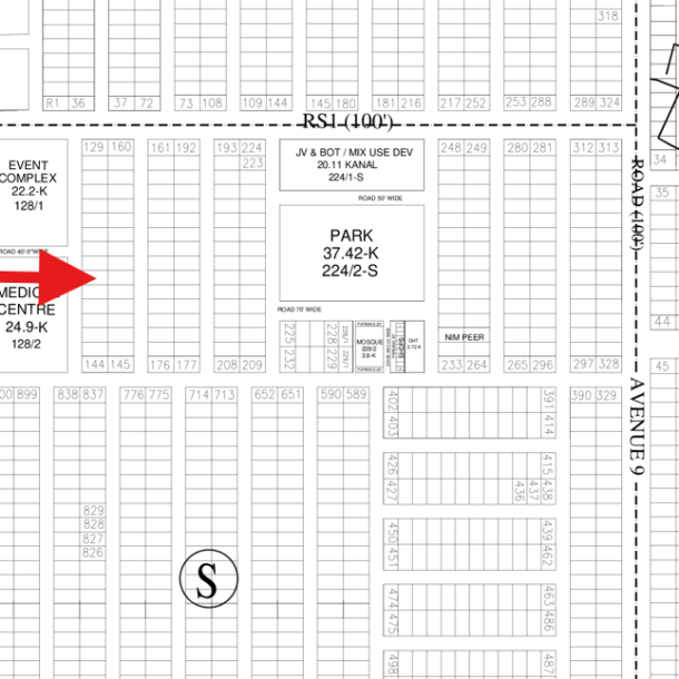 (S-138) 1 Kanal Plot Demand 3.55 Crore An Affordable Plot Close To Hospital And 65 Kanal Park And On 50 Feet Road Is Available For Sale In DHA Lahore Phase 7-1