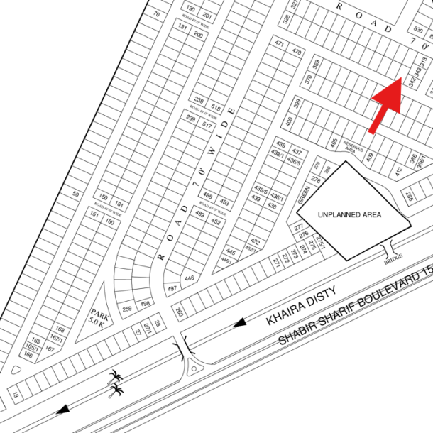 Next To Corner 1 Kanal Plot For Sale In DHA Lahore-1
