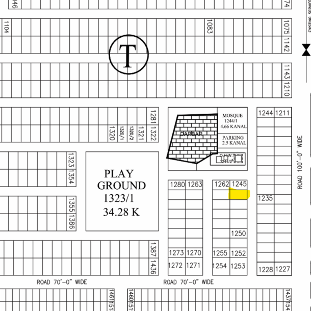10 Marla Plot For Sale T-2046 Demand 195 Lac In DHA Phase 7-1