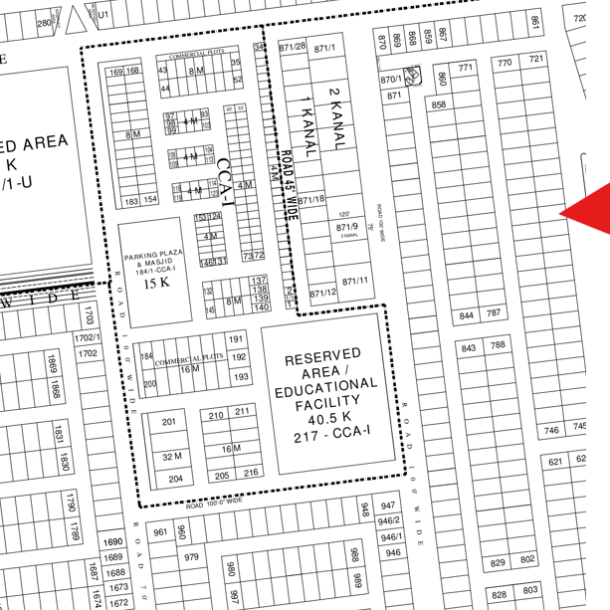 1 Kanal Residential Plot Is Available For Sale In DHA Lahore Phase 8-1