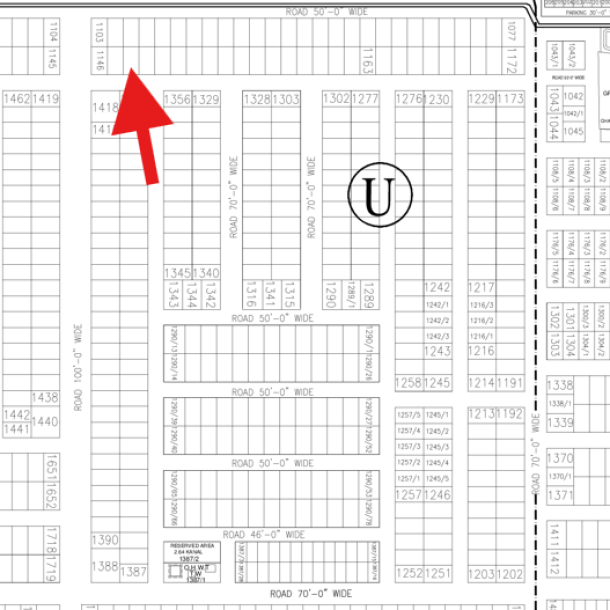1 Kanal Excellent location Plot Is Available In DHA Lahore-1
