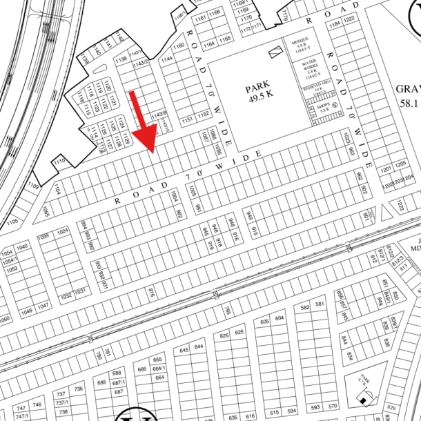 1 Kanal Plot (V-1093) Demand 4.8 Crore Very Close To Two Parks And Mosque On 40 Feet Wide Road Is Available For Sale In DHA Lahore Phase 8 Sector V-1