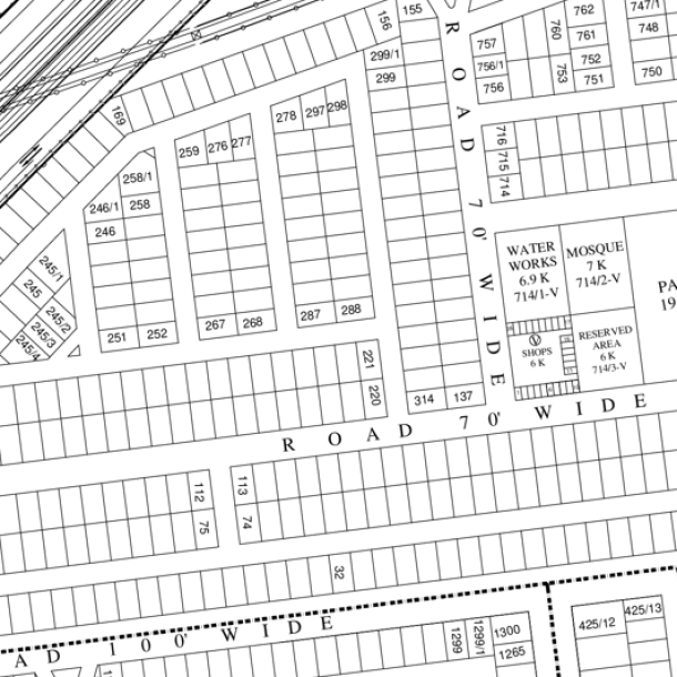 Build your Dream Home 1 Kanal Plot Is Available For Sale In DHA Lahore Phase 8 Block W Plot No Is V-241-1