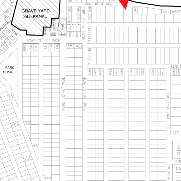 1 Kanal Residential Plot Is Available For Sale In DHA Lahore-1
