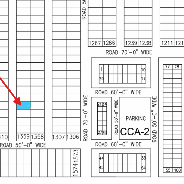 1 Kanal Residential Plot For Sale Y - 1363 Demand 308 Lac In DHA Phase 7-1