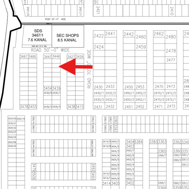 Invest Smart Buy 10 Marla Plot In DHA Lahore Plot No- 3444-1